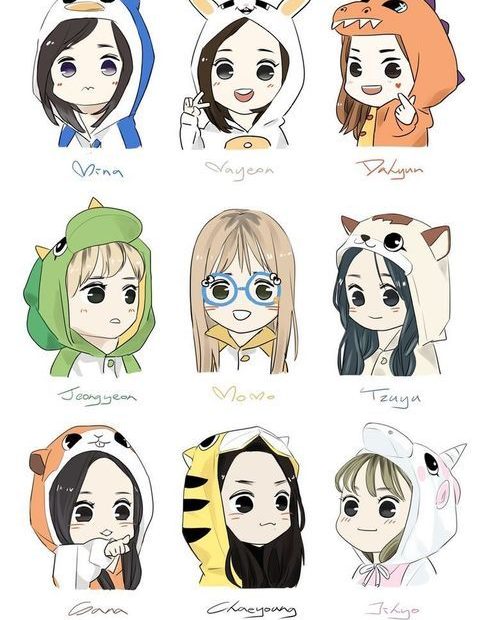 Tranh Vẽ Twice Chibi: Sự Tài Năng Nghệ Thuật Đỉnh Cao