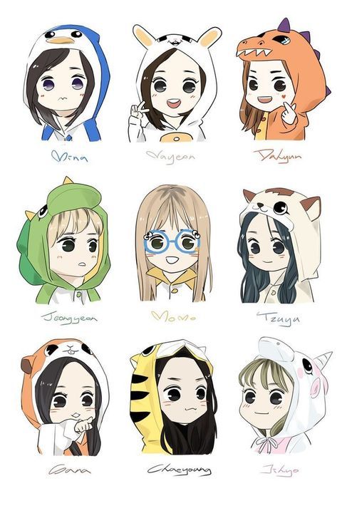 Twice Chibi!!! | Kpop Drawings, Twice Fanart, Kpop Fanart