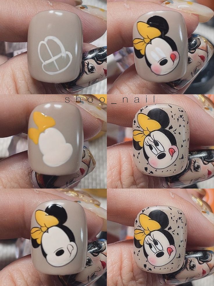 Hướng Dẫn Cách Vẽ Nail Mickey Khiến Nàng Mê Mẩn