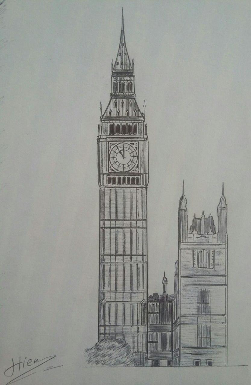 Tháp Đồng Hồ Ở London - Anh | Big Ben, Tháp Big Ben, Tháp