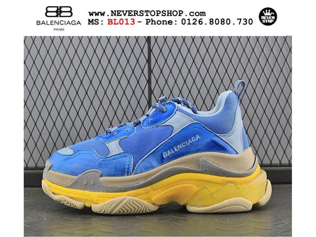 Giày Balenciaga Speed Trainer Blue Yellow Nam Nữ, Chuẩn ...