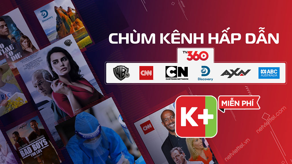 Gói Cước K+ Truyền Hình Viettel (Viettel Tv 360) | Trung Tâm Kd Viettel