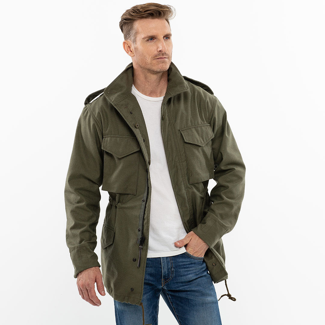 Men'S M-65 Military Field Jacket With Liner (Made In Usa) – Cockpit Usa