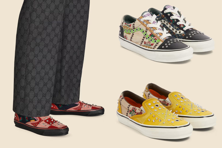 Vans X Gucci Slip On: Sự Kết Hợp Thời Trang Đỉnh Cao