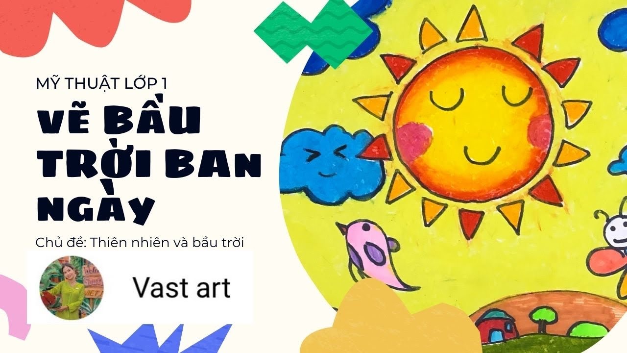 Vẽ Bầu Trời Ban Ngày/Mỹ Thuật Lớp1/Sách Chân Trời Sáng Tạo#Chủ Đề 3#Thiên  Nhiên Và Bầu Trời - Youtube