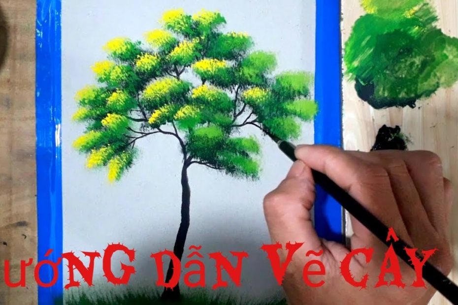 Tổng Hợp 53 Vẽ Cây Bằng Màu Nước Update