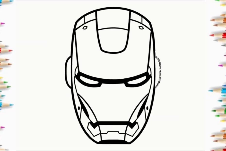 Cùng Bé Tập Cách Vẽ Iron Man Dể Dàng | How To Draw Iron Man - Youtube