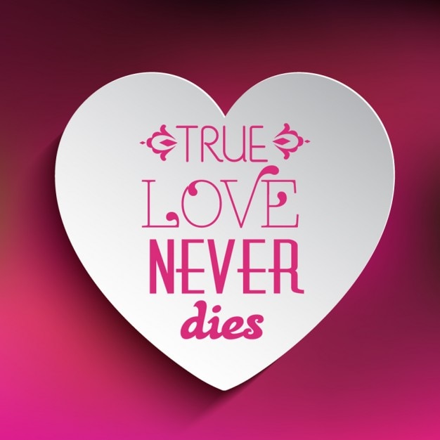 Free Vector | True Love Never Dies Background