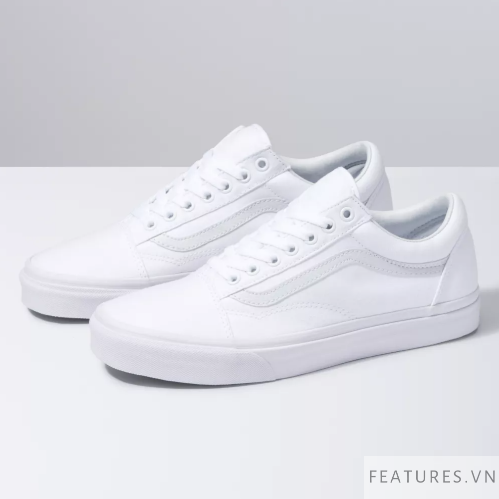 Vans Old Skool All White - Ship Us - Features Việt Nam Features Vietnam