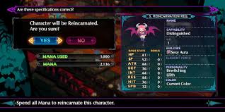 Disgaea 5: When To Reincarnate For Maximum Power