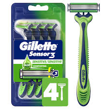 Gillette Sensor3 Sensitive Disposable Razors: A Gentle Shave For Sensitive Skin