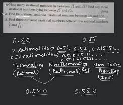 An Irrational Number Between 2 And 2.5 Is | What Is An Irrational Number Between 2 And 3?